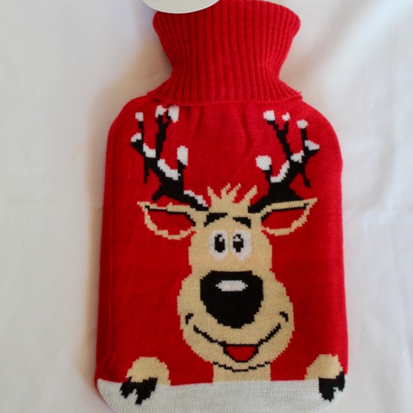 Durable and safe: 2L hot water bottle, made of thick rubber, non-toxic, odorless - Picture 4 of 6